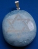 Amulett Hexagramm auf Calcit