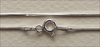 Silberkette Schlangenkette (diamantiert) (45cm)